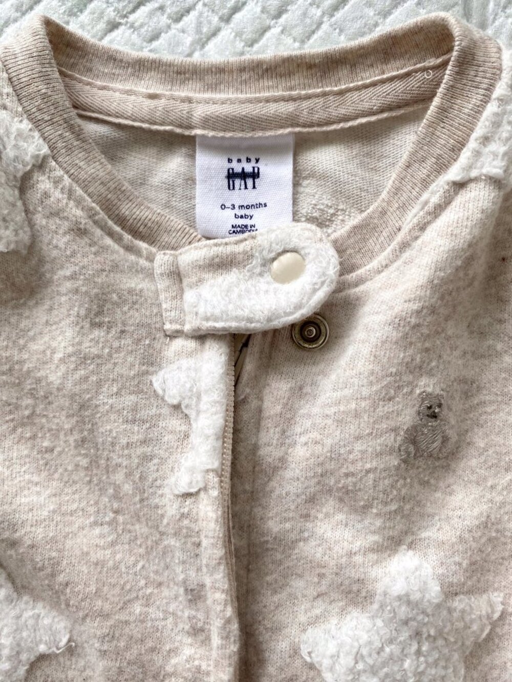 GAP Beige Star Pattern One-Piece - Picture 4 of 5